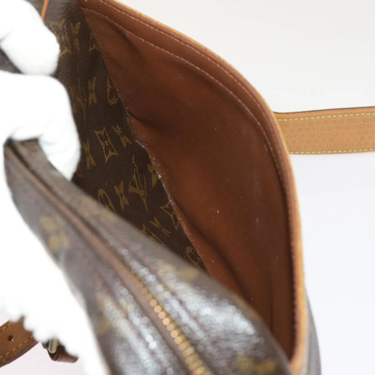 LOUIS VUITTON Monogram Jeune Fille MM Shoulder Bag M51226 LV 64234