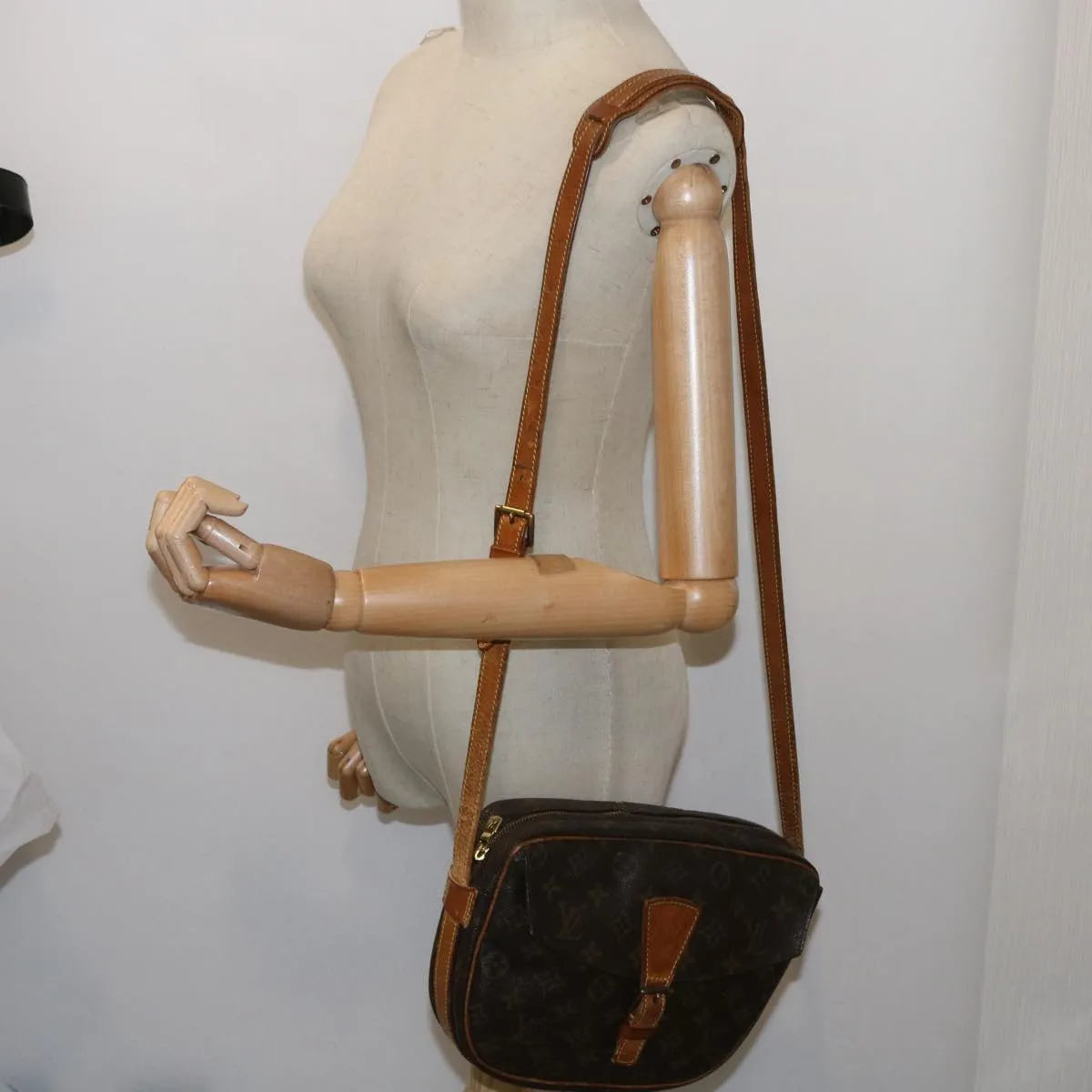 LOUIS VUITTON Monogram Jeune Fille MM Shoulder Bag M51226 LV 64234