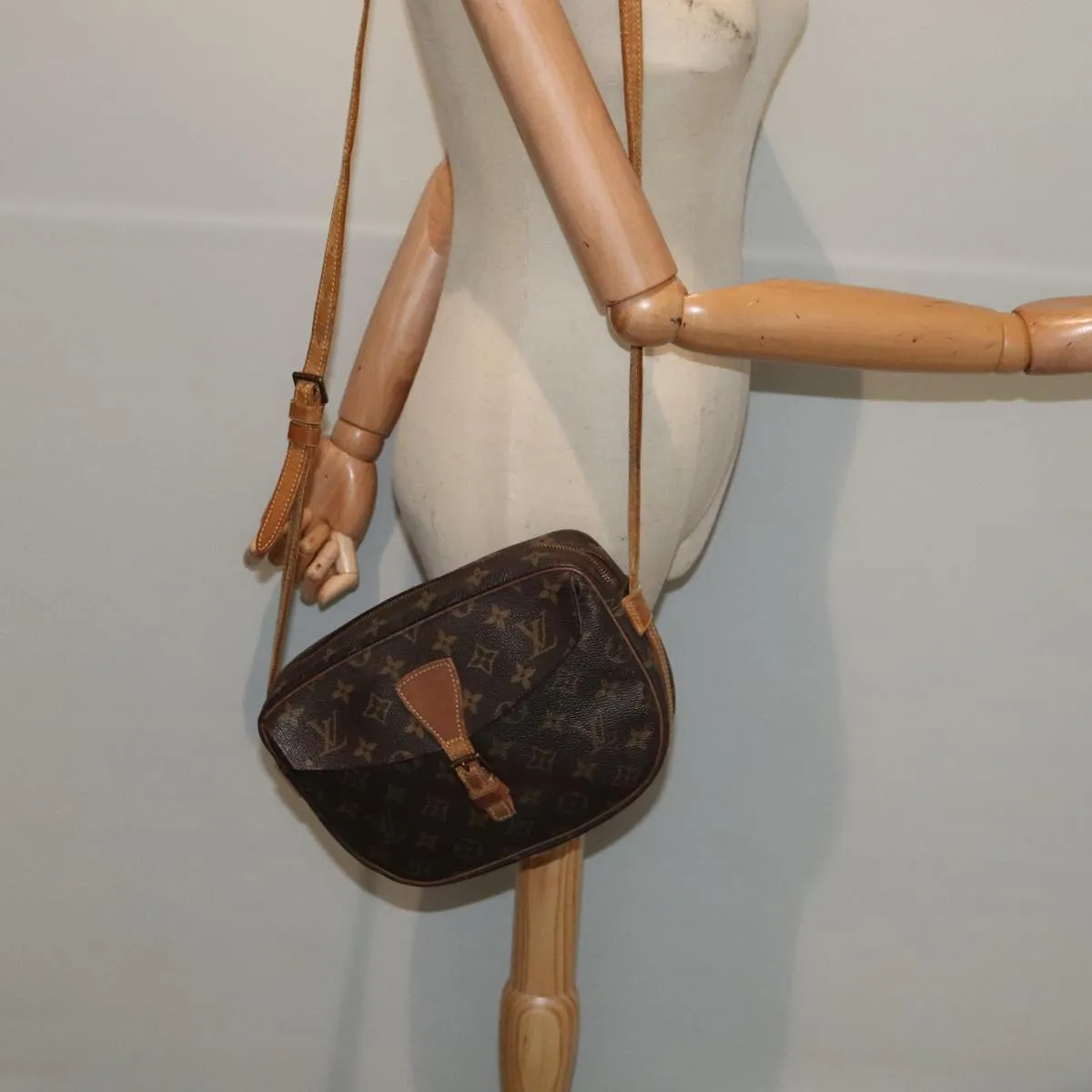 LOUIS VUITTON Monogram Jeune Fille MM Shoulder Bag M51226 LV 91806