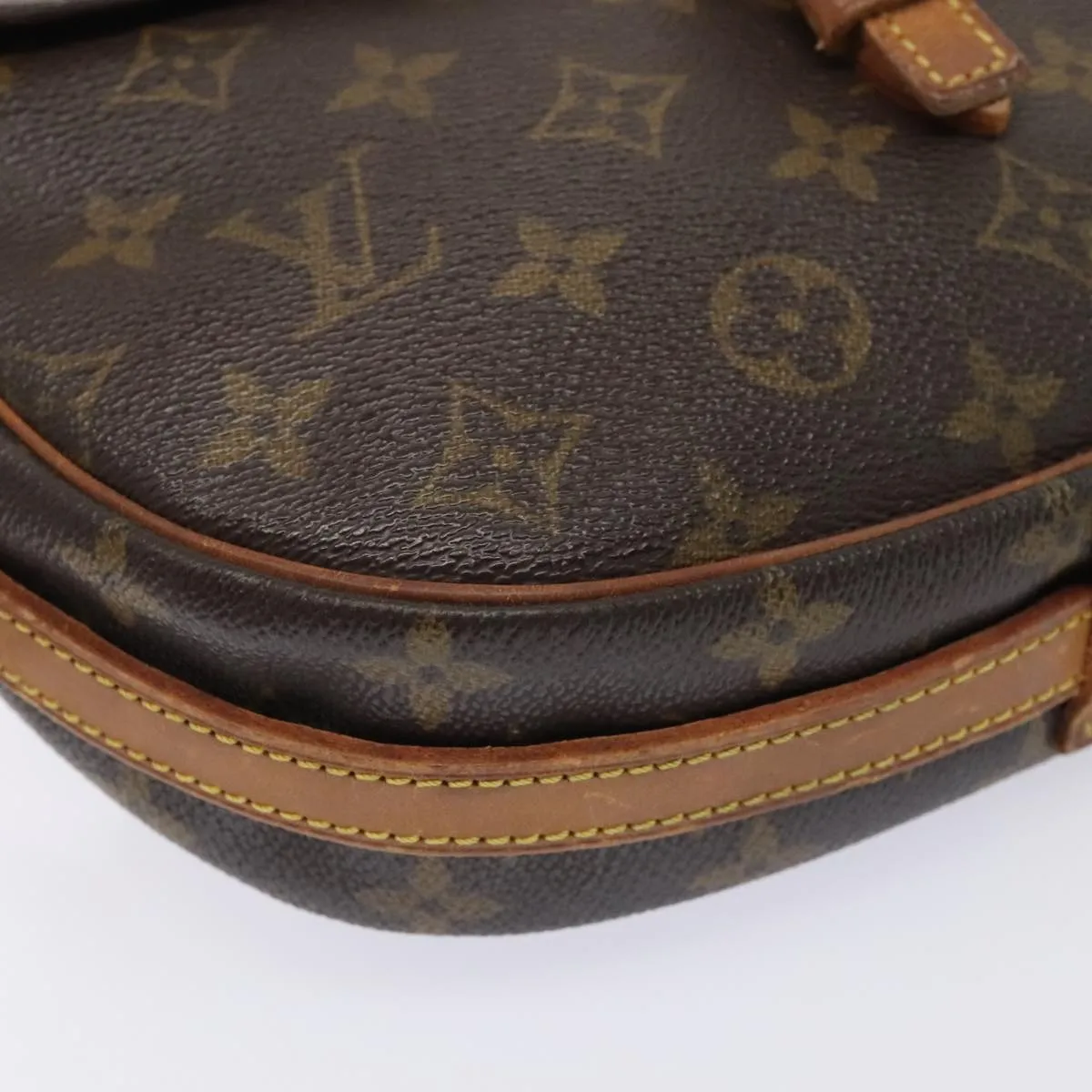 LOUIS VUITTON Monogram Jeune Fille MM Shoulder Bag M51226 LV 91806