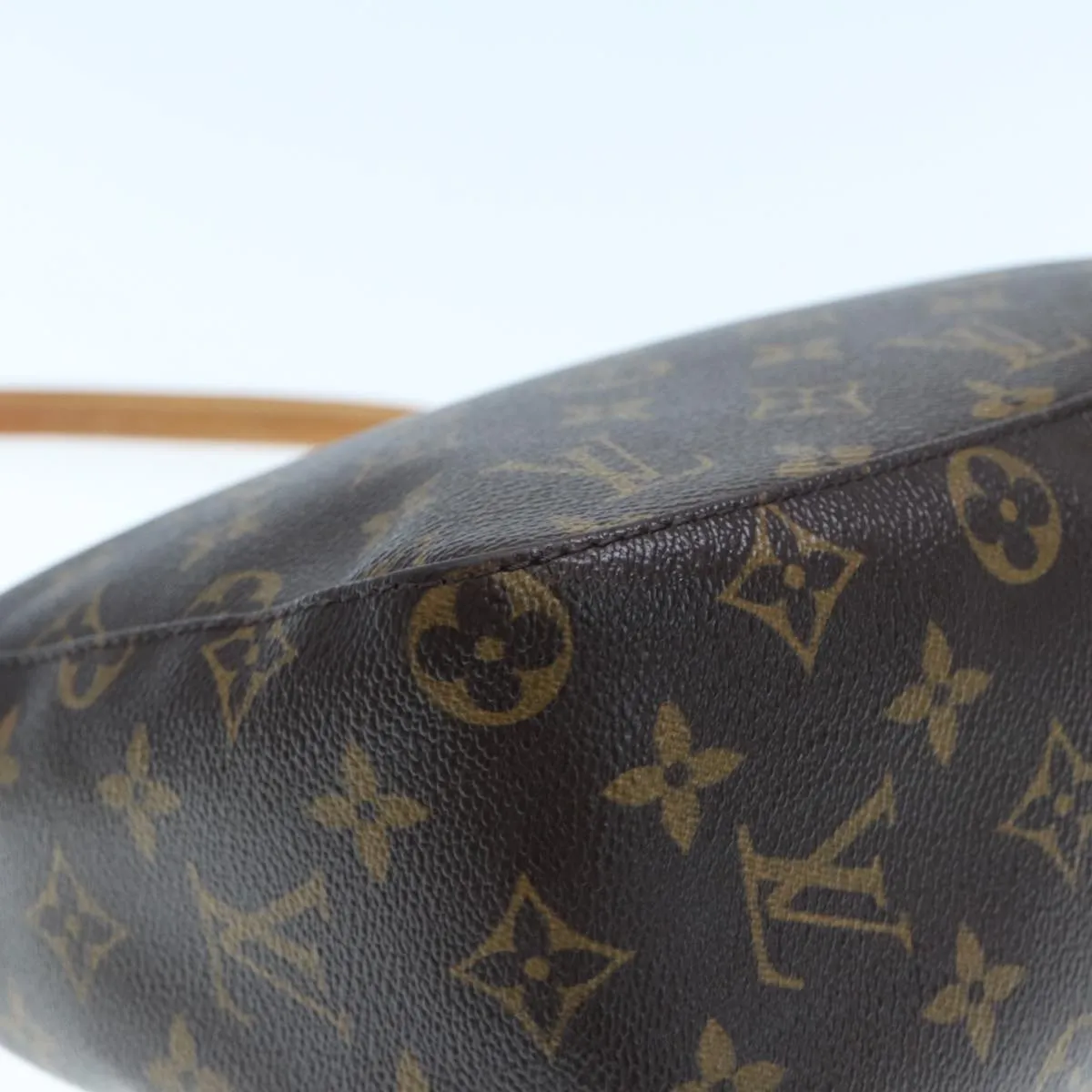 LOUIS VUITTON Monogram Looping MM Shoulder Bag M51146 LV ar11919B