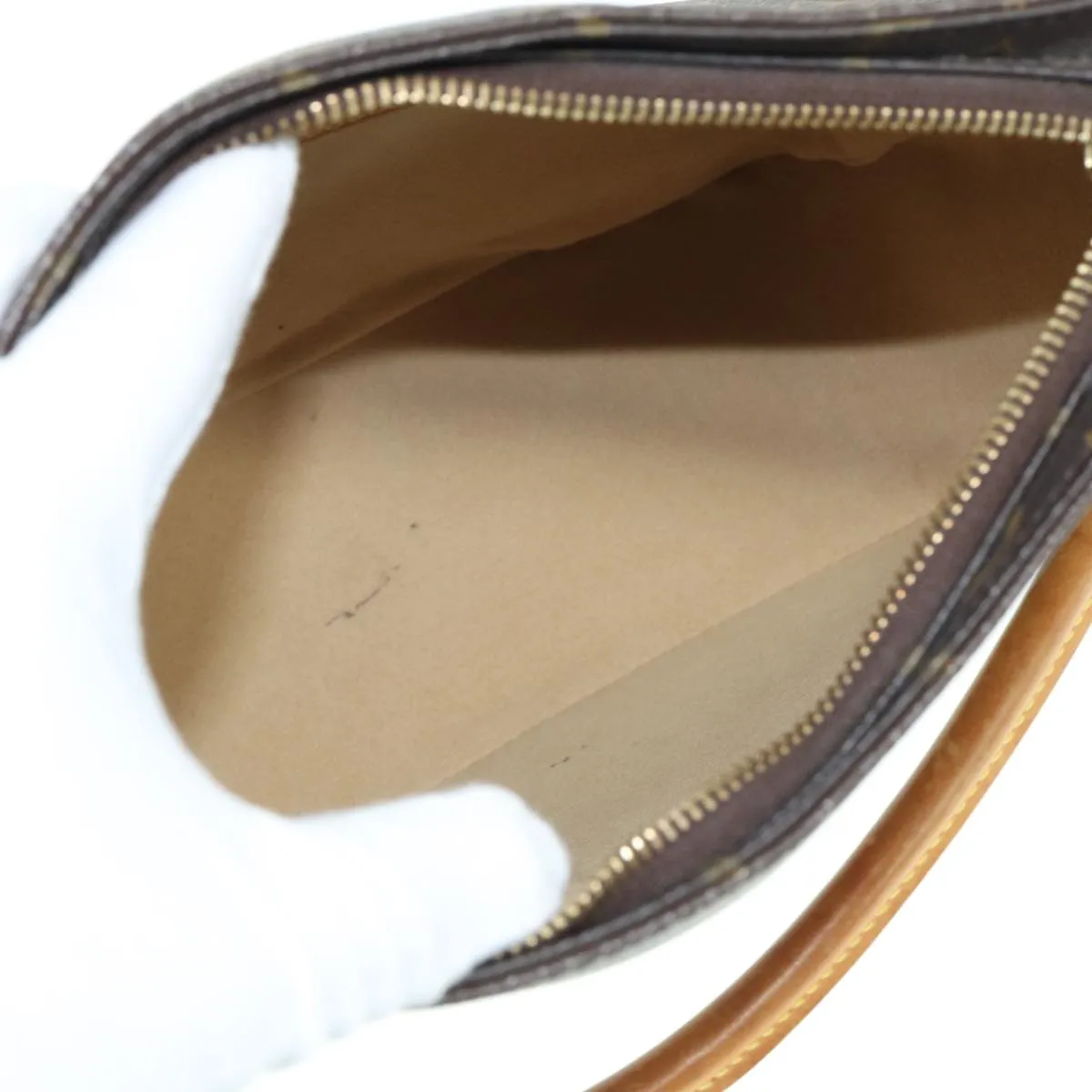 LOUIS VUITTON Monogram Looping MM Shoulder Bag M51146 LV ar11919B