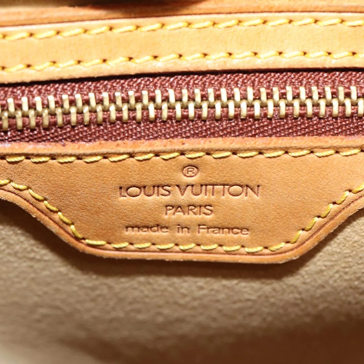 LOUIS VUITTON Monogram Looping MM Shoulder Bag M51146 LV ar11919B