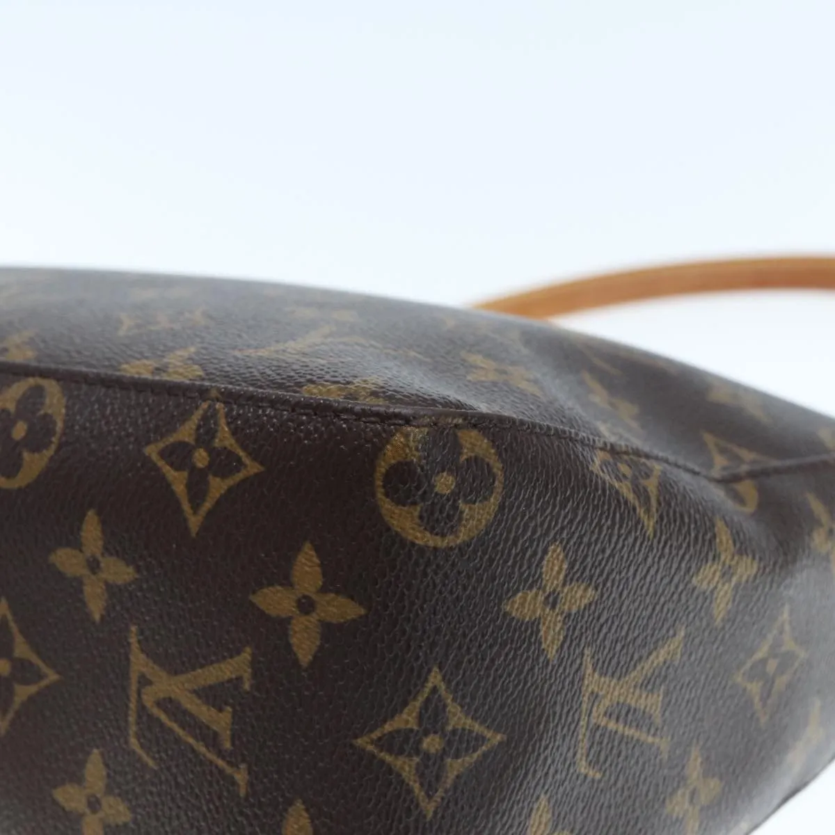 LOUIS VUITTON Monogram Looping MM Shoulder Bag M51146 LV ar11919B