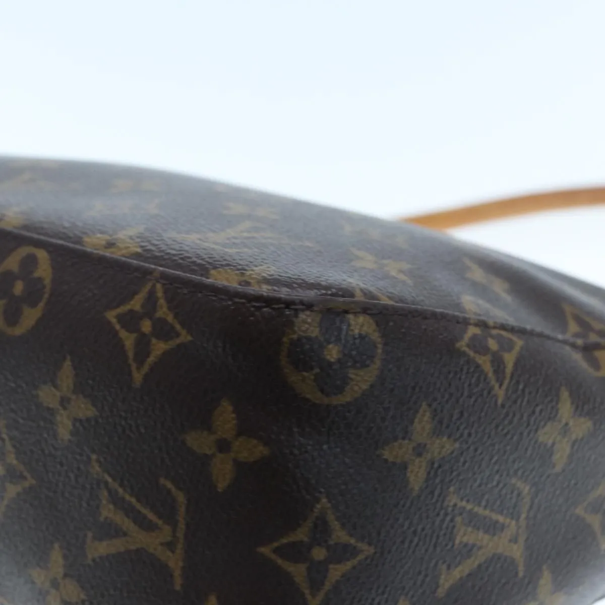 LOUIS VUITTON Monogram Looping MM Shoulder Bag M51146 LV ar11919B