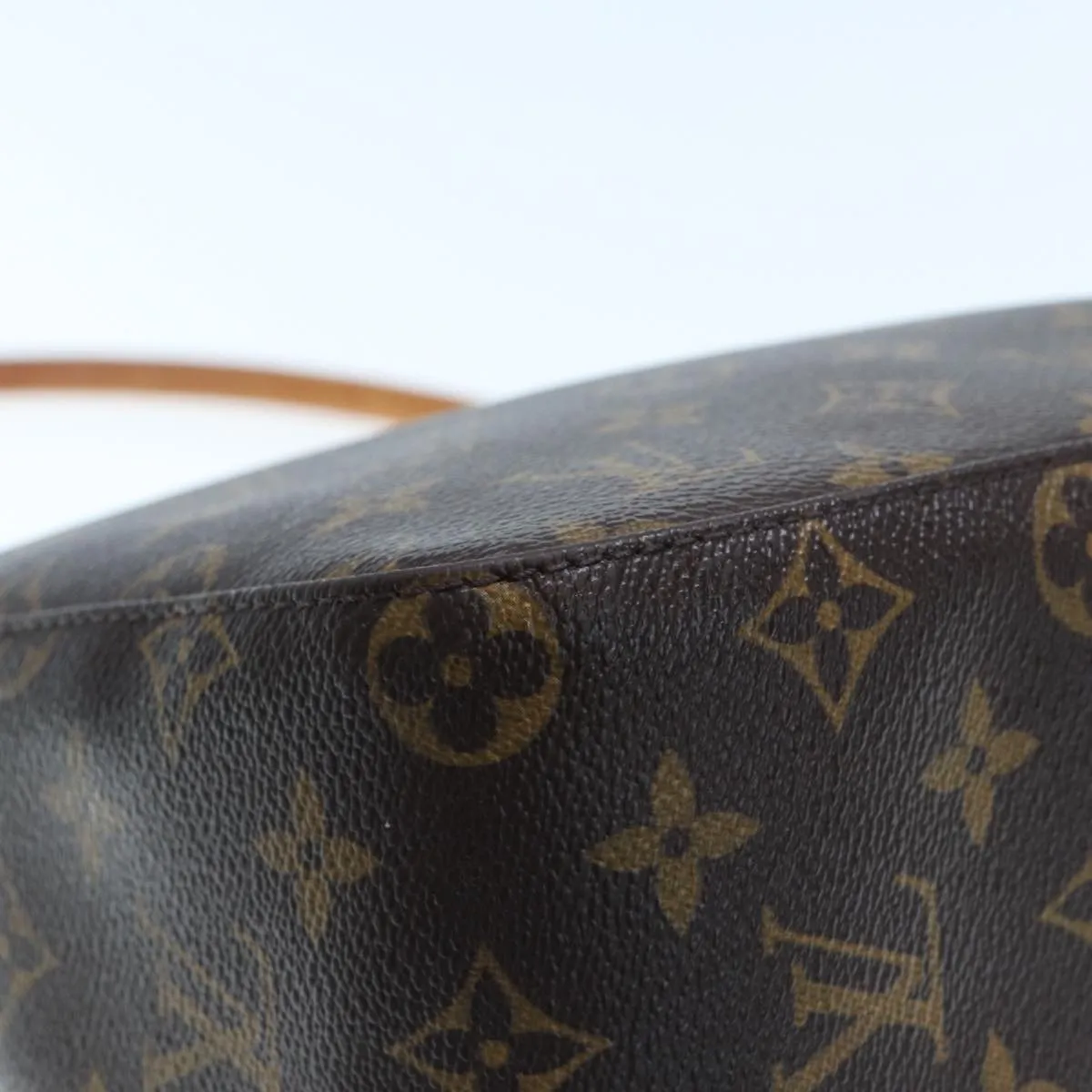 LOUIS VUITTON Monogram Looping MM Shoulder Bag M51146 LV ar11919B
