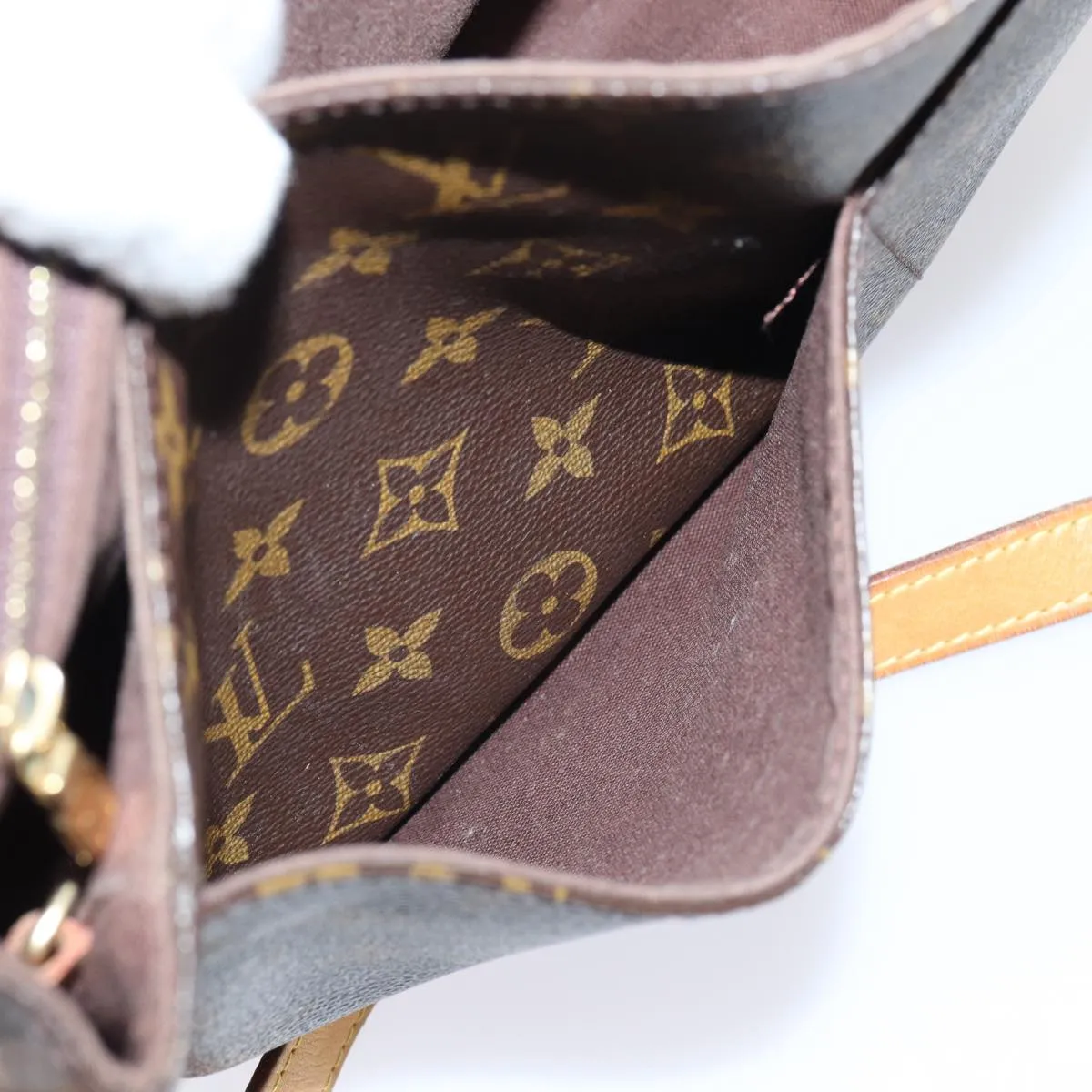 LOUIS VUITTON Monogram Menilmontant MM Shoulder Bag M40473 LV 84949