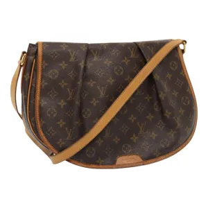 LOUIS VUITTON Monogram Menilmontant MM Shoulder Bag M40473 LV 84949