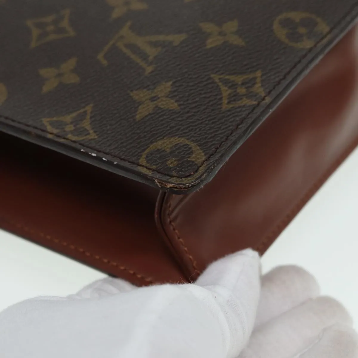 LOUIS VUITTON Monogram Monceau 26 Shoulder Bag M51187 LV 83594