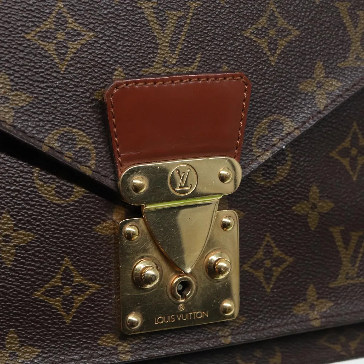 LOUIS VUITTON Monogram Monceau 26 Shoulder Bag M51187 LV 83594