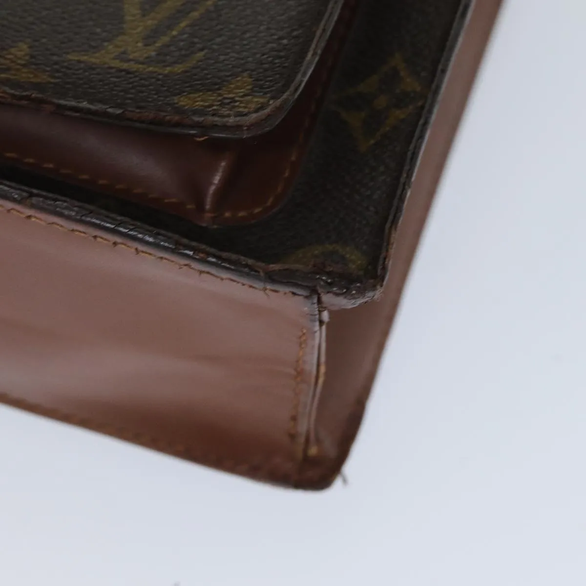 LOUIS VUITTON Monogram Monceau 26 Shoulder Bag M51187 LV bs14955