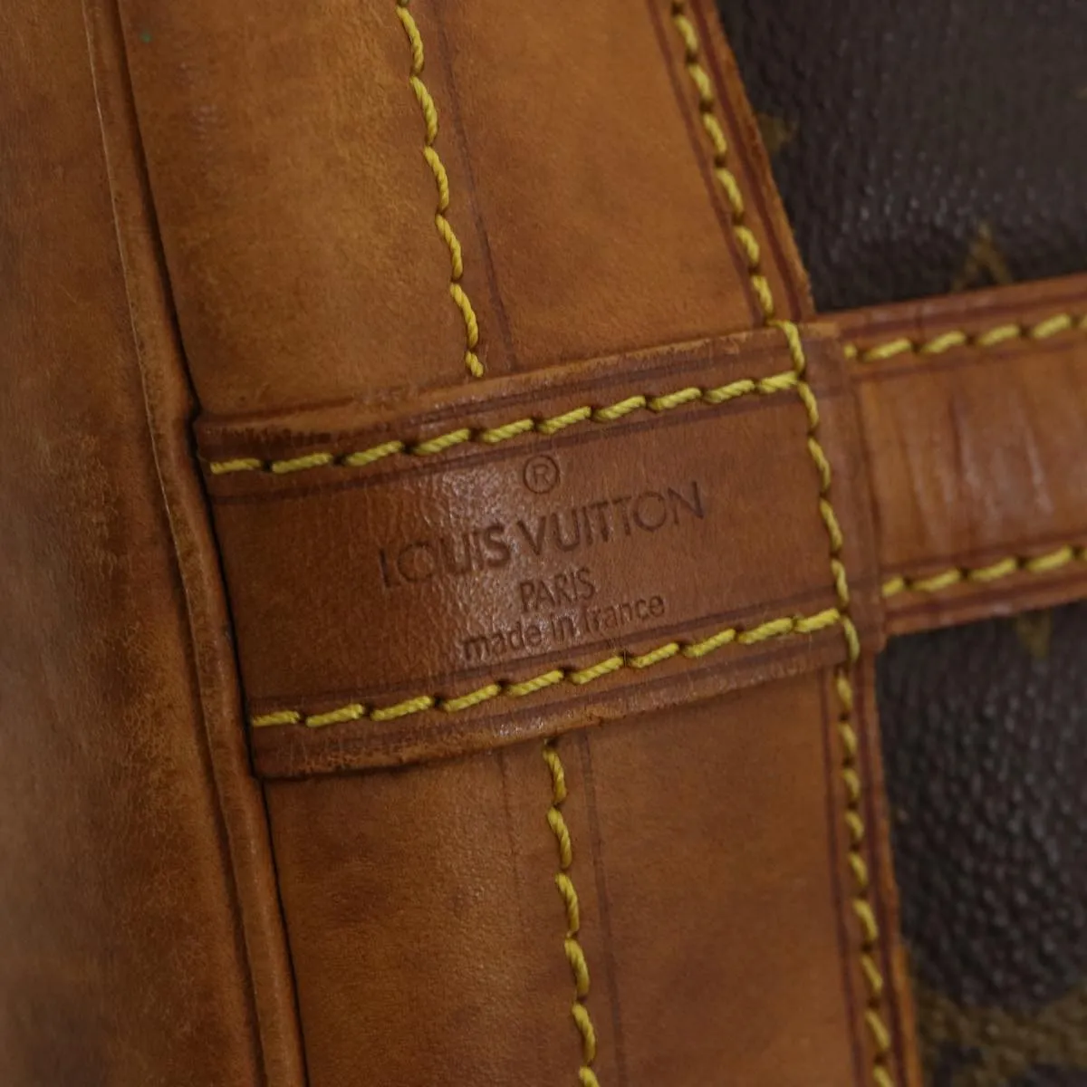 LOUIS VUITTON Monogram Noe Shoulder Bag M42224 LV 33755