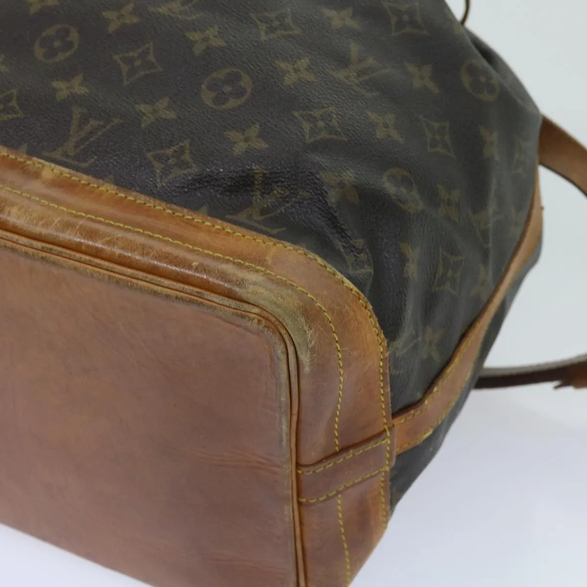 LOUIS VUITTON Monogram Noe Shoulder Bag M42224 LV 64419
