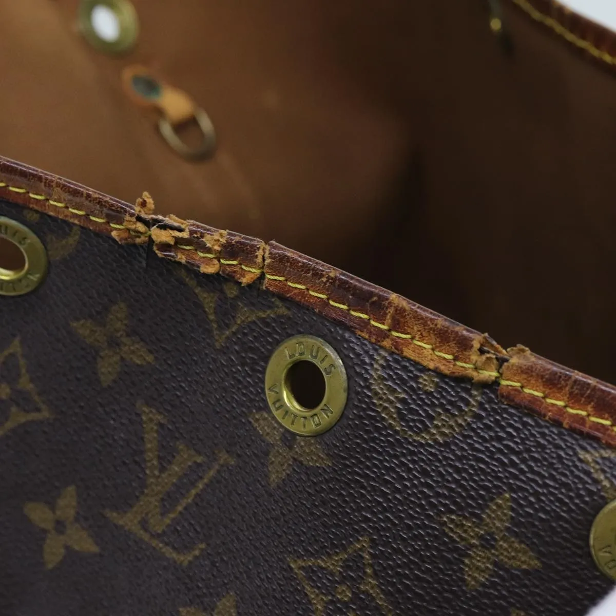 LOUIS VUITTON Monogram Noe Shoulder Bag M42224 LV 71090