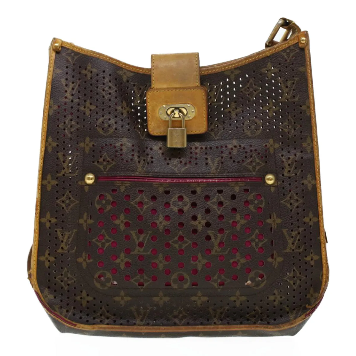 LOUIS VUITTON Monogram Perfo Musette Shoulder Bag M95172 LV 41482