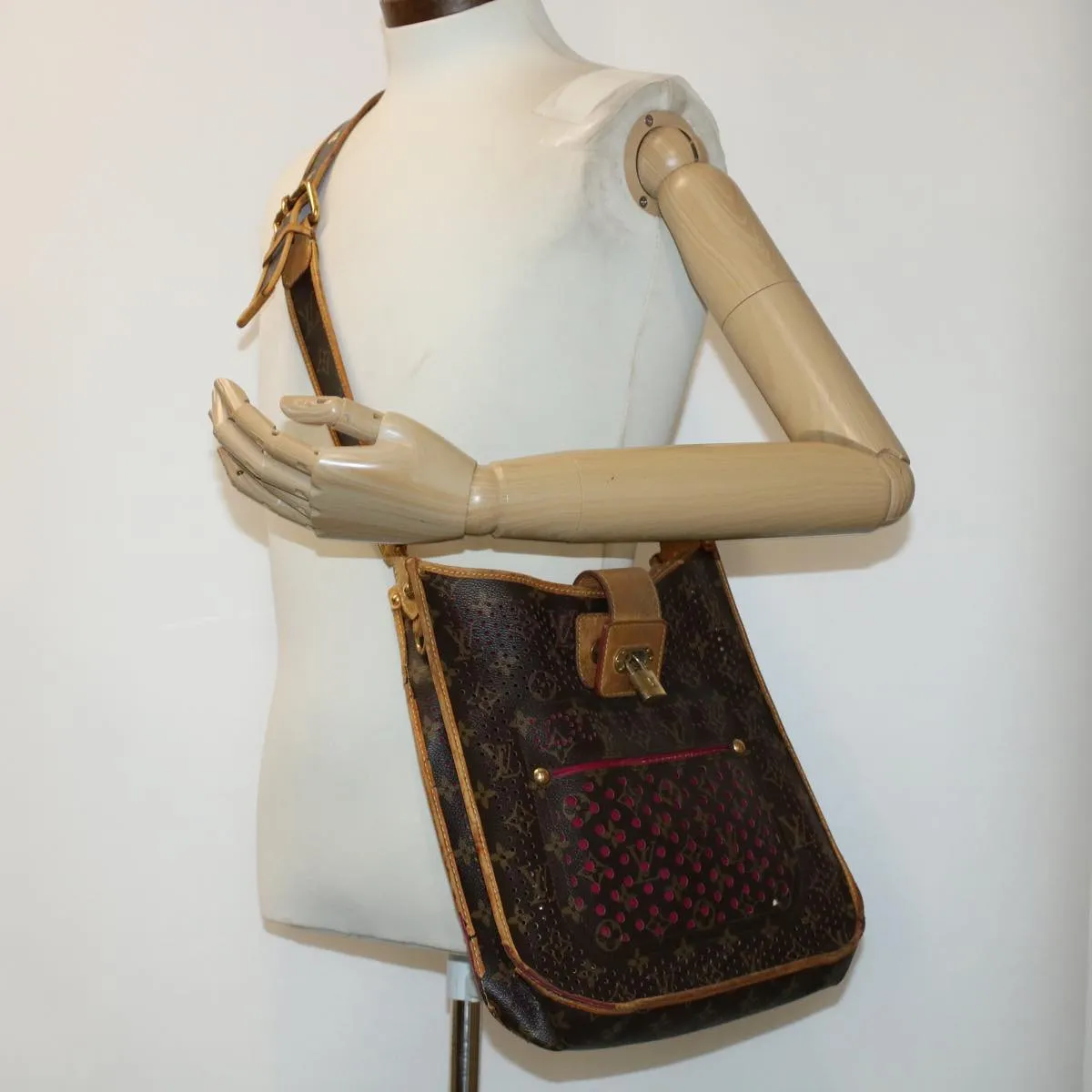 LOUIS VUITTON Monogram Perfo Musette Shoulder Bag M95172 LV 41482