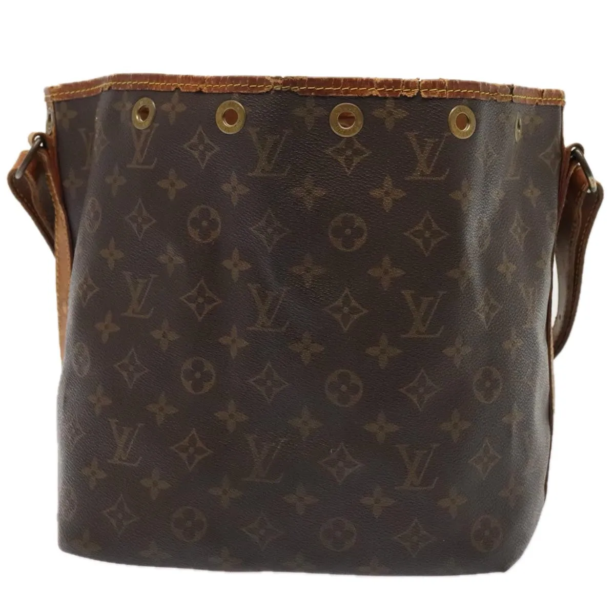 LOUIS VUITTON Monogram Petit Noe Shoulder Bag M42226 LV 90549