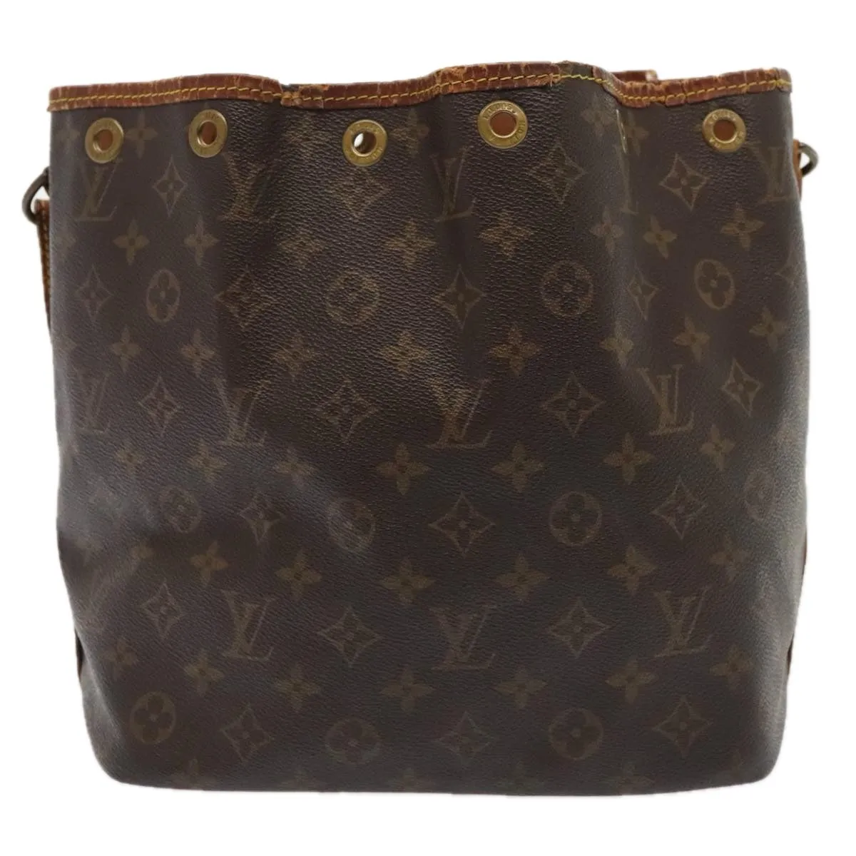 LOUIS VUITTON Monogram Petit Noe Shoulder Bag M42226 LV 90549