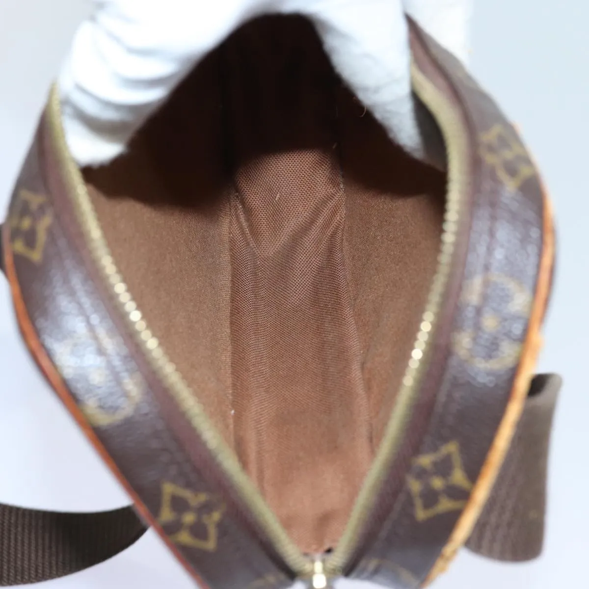 LOUIS VUITTON Monogram Pochette Gange Shoulder Bag M51870 LV 70867