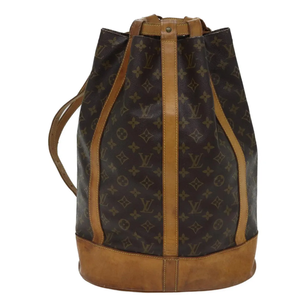 LOUIS VUITTON Monogram Randonnee GM Shoulder Bag M42244 LV 71292