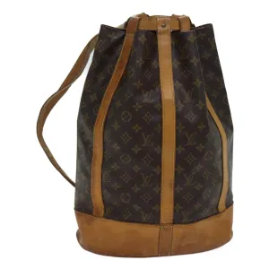 LOUIS VUITTON Monogram Randonnee GM Shoulder Bag M42244 LV 71292