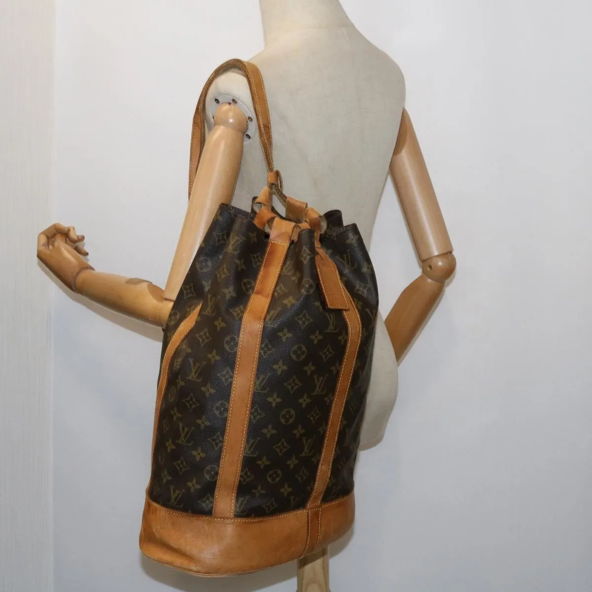 LOUIS VUITTON Monogram Randonnee GM Shoulder Bag M42244 LV ar11166B