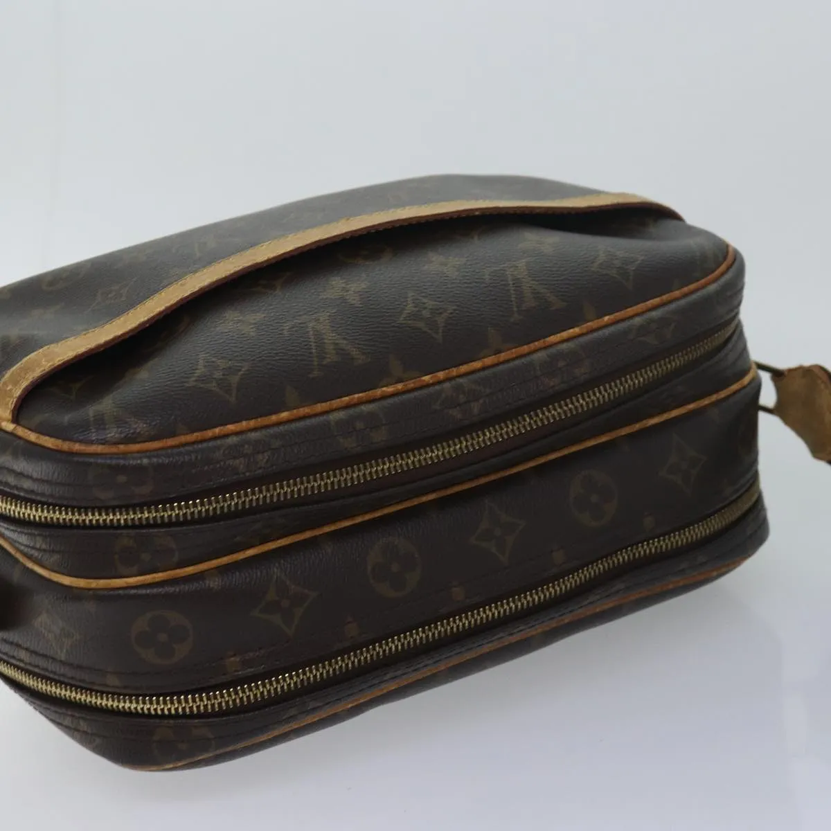 LOUIS VUITTON Monogram Reporter PM Shoulder Bag M45254 LV bs16305