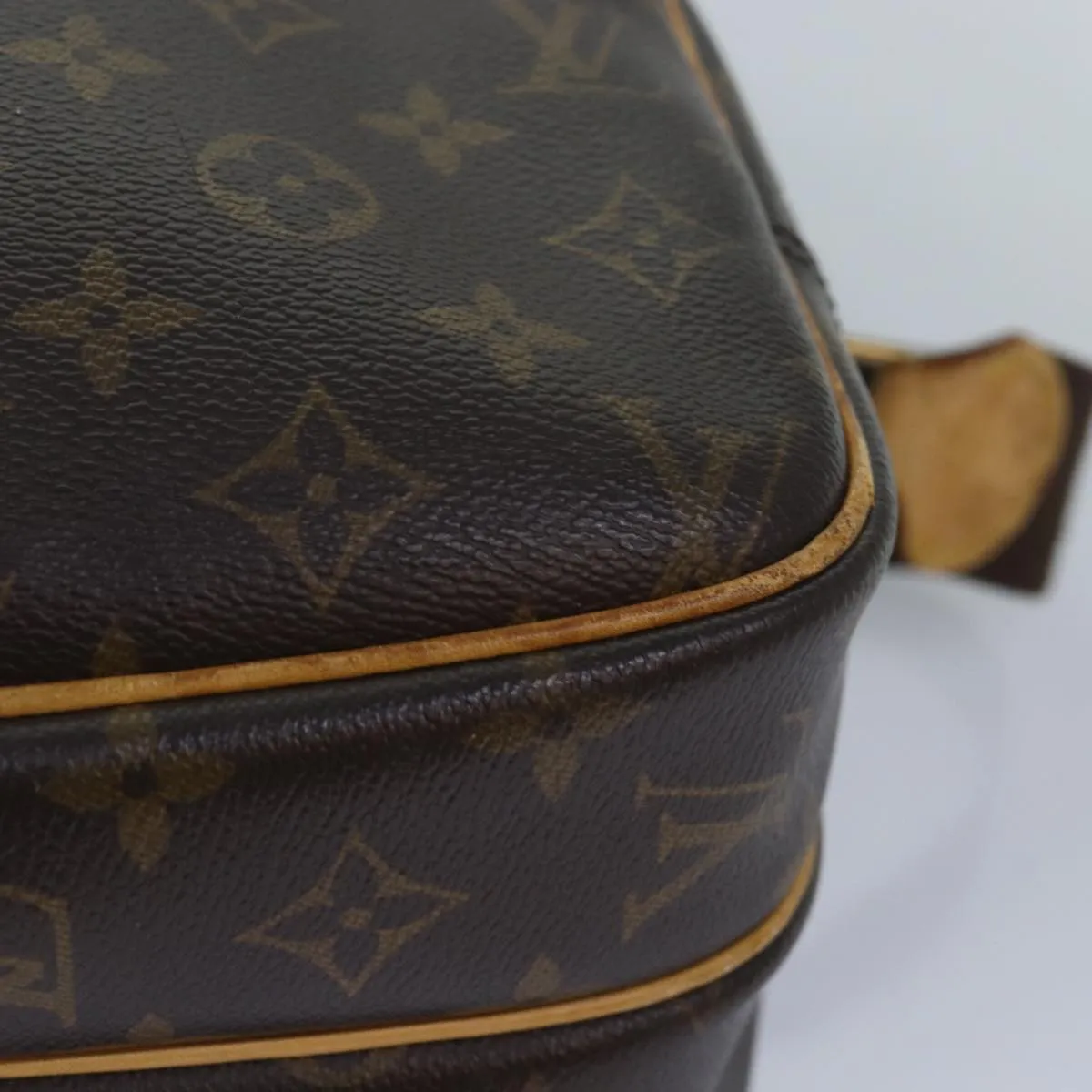 LOUIS VUITTON Monogram Reporter PM Shoulder Bag M45254 LV bs16305