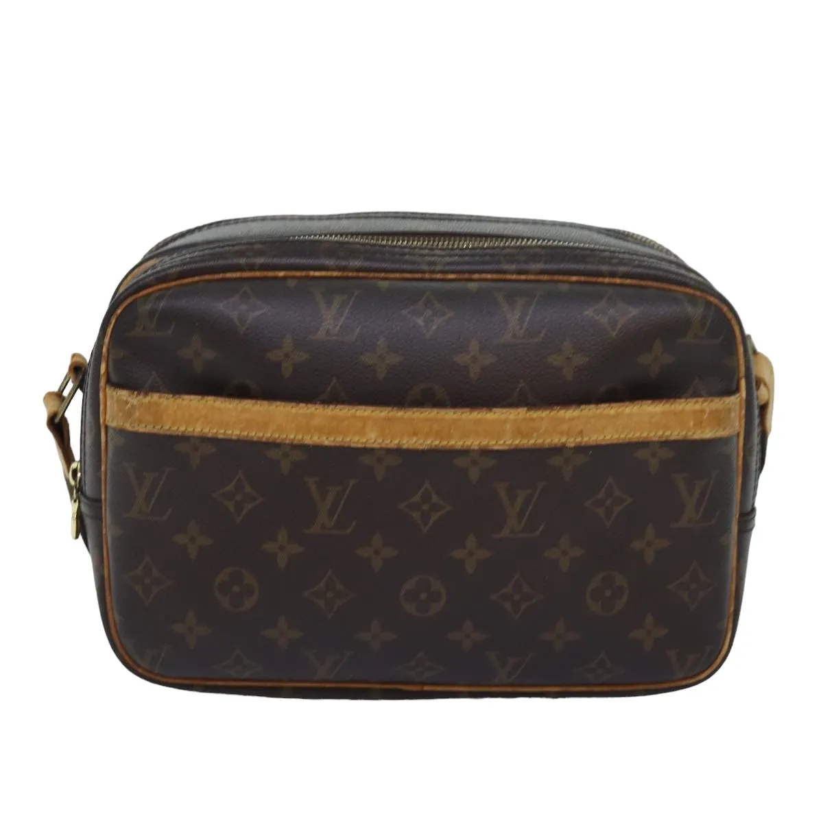 LOUIS VUITTON Monogram Reporter PM Shoulder Bag M45254 LV bs16305