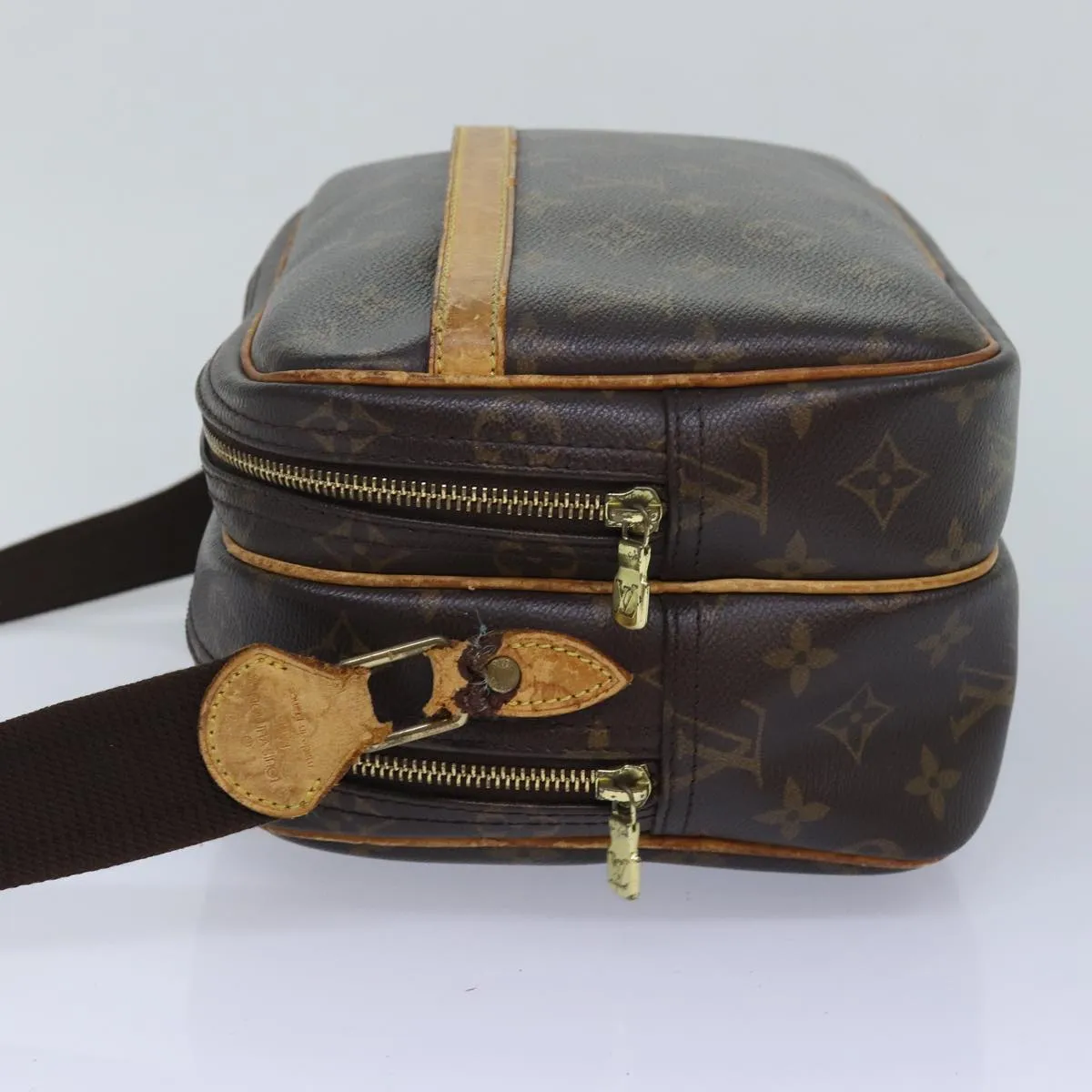 LOUIS VUITTON Monogram Reporter PM Shoulder Bag M45254 LV bs16305