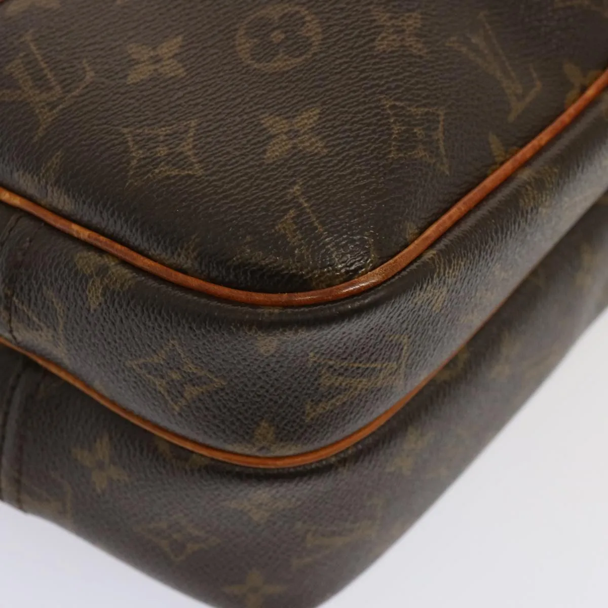 LOUIS VUITTON Monogram Reporter PM Shoulder Bag M45254 LV yk12838