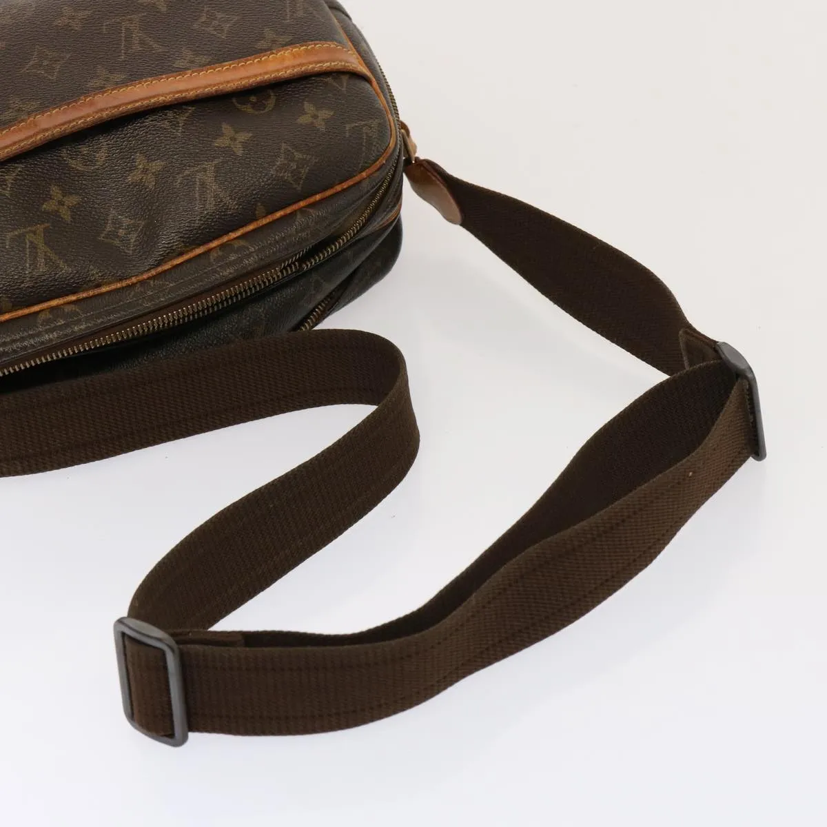 LOUIS VUITTON Monogram Reporter PM Shoulder Bag M45254 LV yk12838