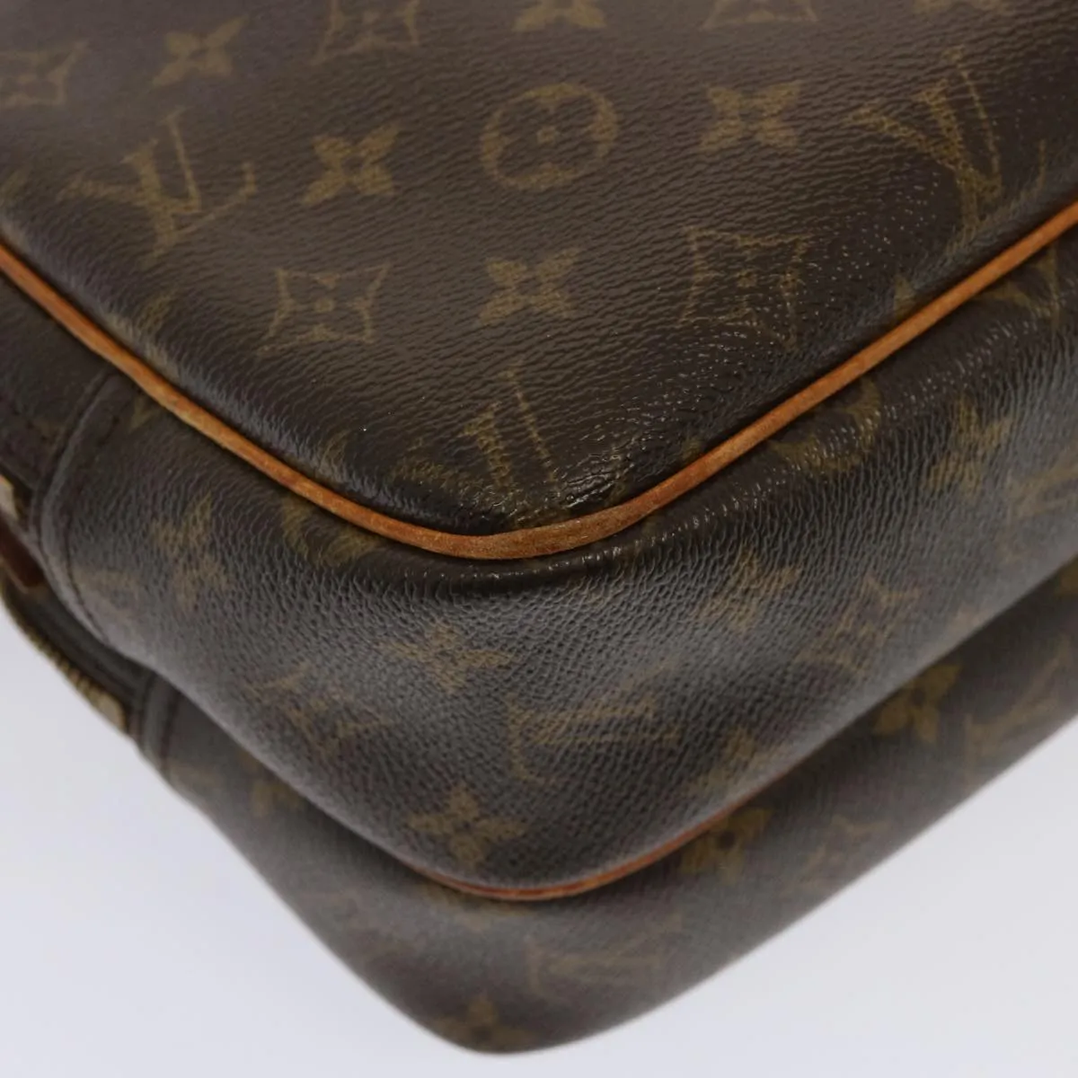 LOUIS VUITTON Monogram Reporter PM Shoulder Bag M45254 LV yk12838