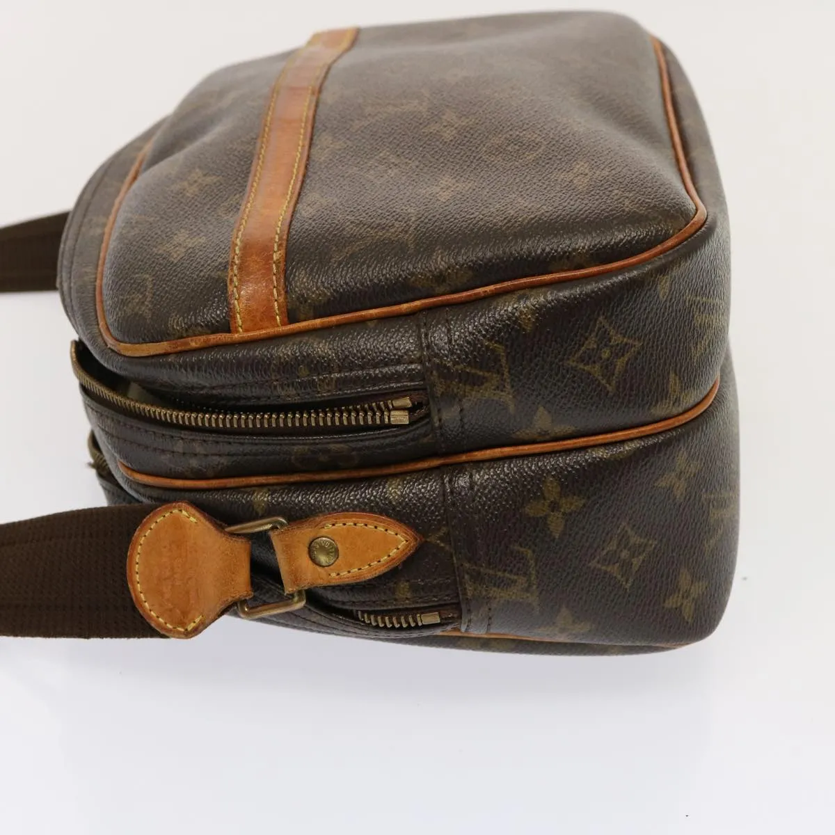 LOUIS VUITTON Monogram Reporter PM Shoulder Bag M45254 LV yk12838