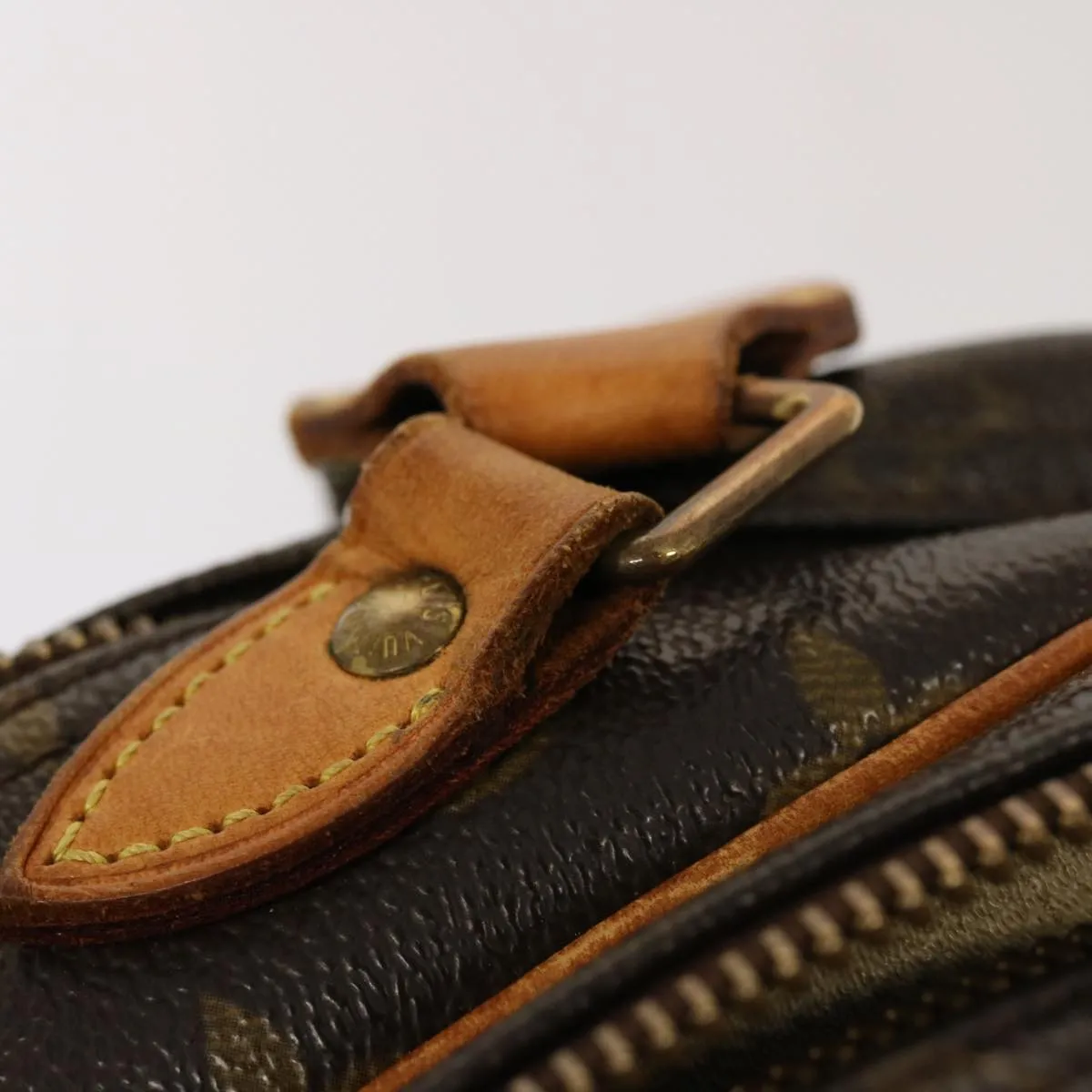 LOUIS VUITTON Monogram Reporter PM Shoulder Bag M45254 LV yk12838