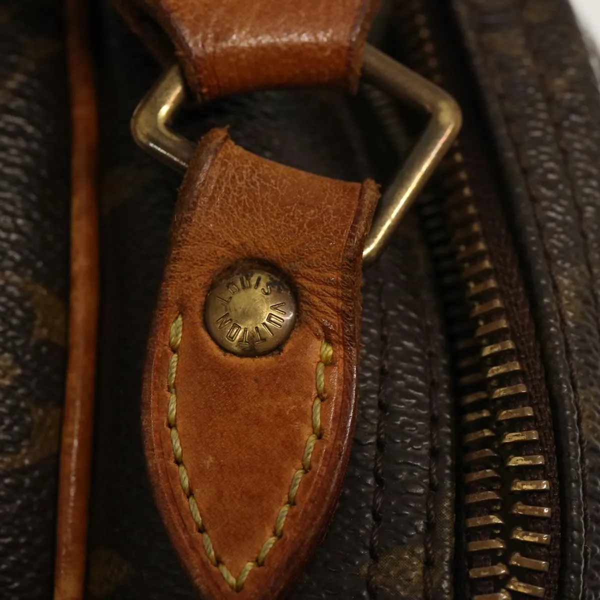 LOUIS VUITTON Monogram Reporter PM Shoulder Bag M45254 LV yk12838