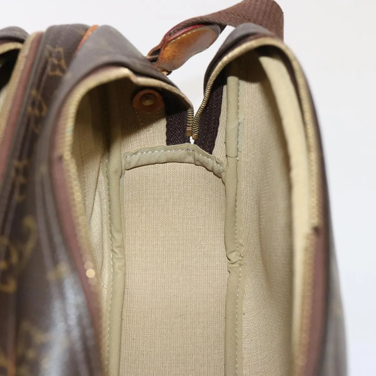 LOUIS VUITTON Monogram Reporter PM Shoulder Bag M45254 LV yk12838