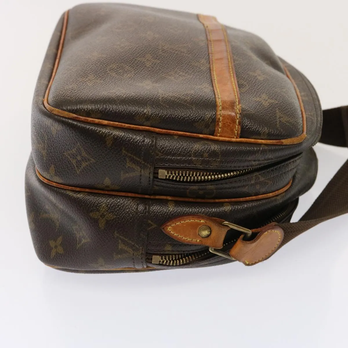 LOUIS VUITTON Monogram Reporter PM Shoulder Bag M45254 LV yk12838