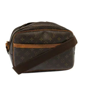 LOUIS VUITTON Monogram Reporter PM Shoulder Bag M45254 LV yk12838