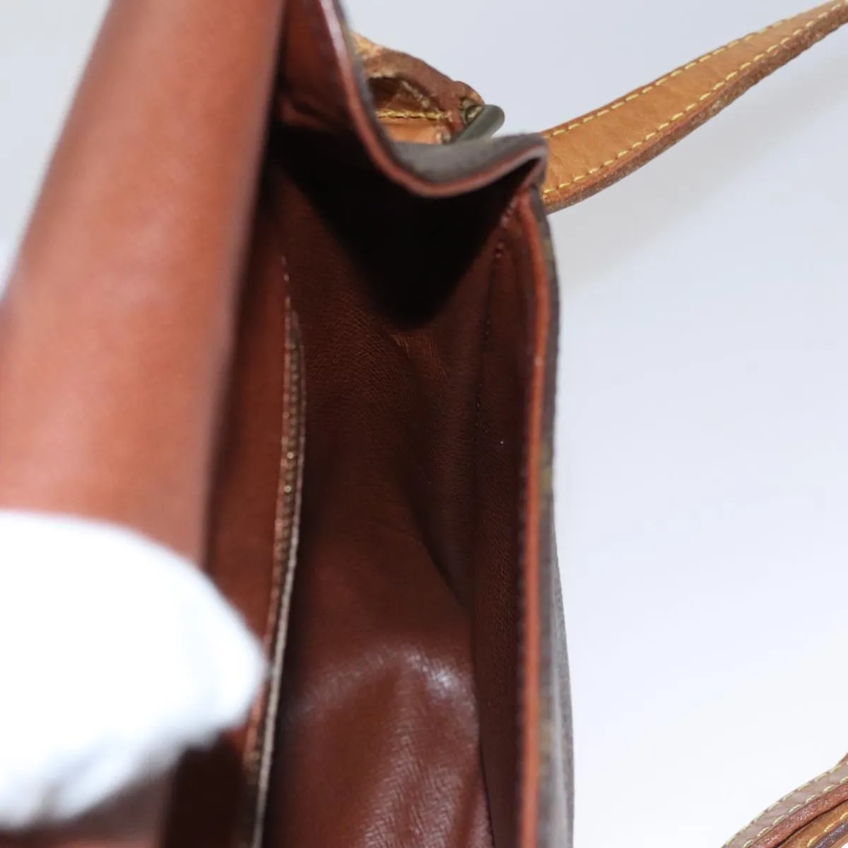 LOUIS VUITTON Monogram Saint Cloud GM Shoulder Bag M51242 LV 109736