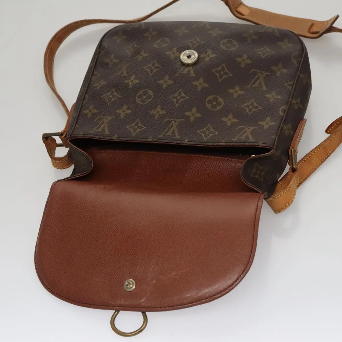 LOUIS VUITTON Monogram Saint Cloud GM Shoulder Bag M51242 LV 109736