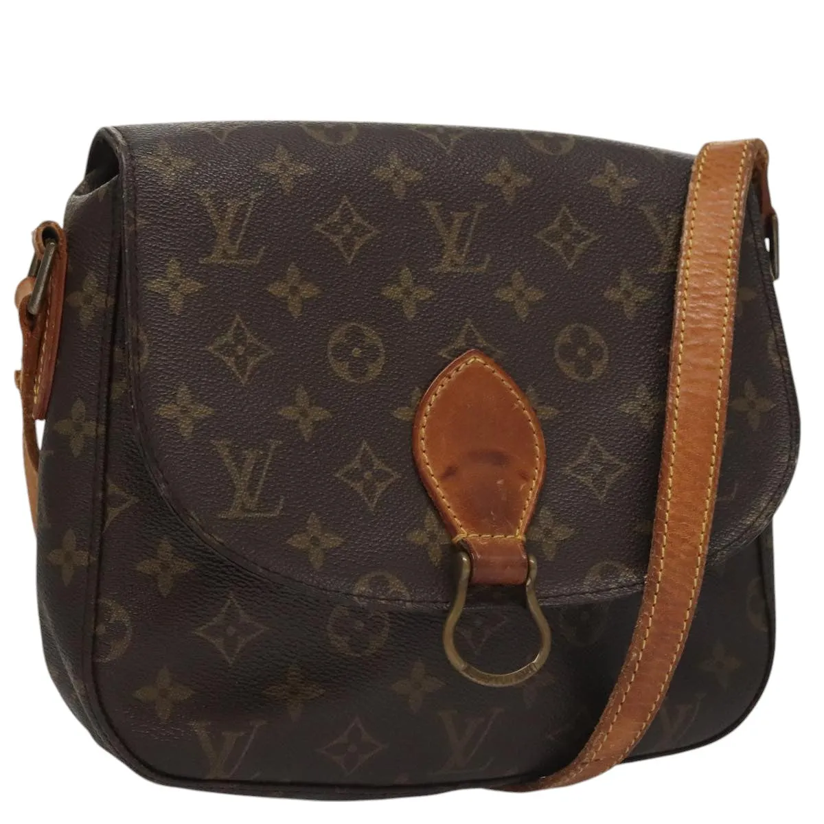 LOUIS VUITTON Monogram Saint Cloud GM Shoulder Bag M51242 LV 109736