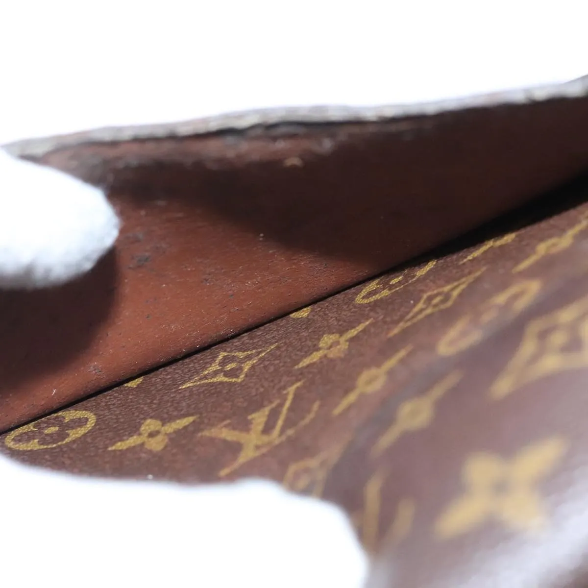 LOUIS VUITTON Monogram Saint Cloud GM Shoulder Bag M51242 LV 109736