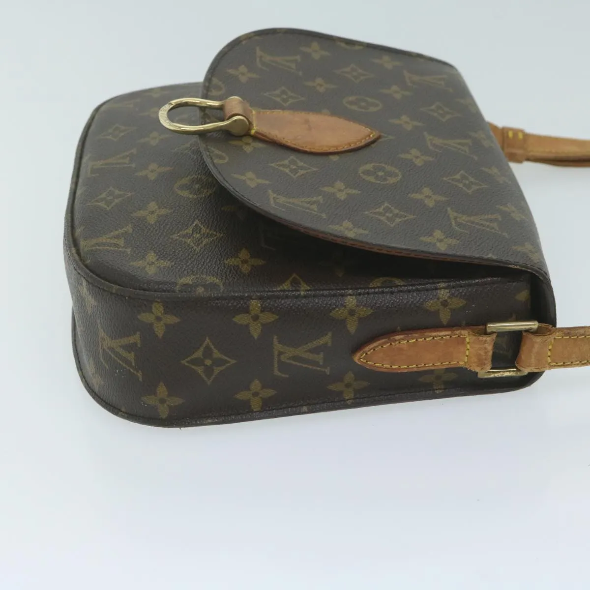 LOUIS VUITTON Monogram Saint Cloud GM Shoulder Bag M51242 LV 64057