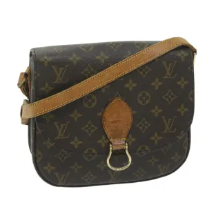 LOUIS VUITTON Monogram Saint Cloud GM Shoulder Bag M51242 LV 64057