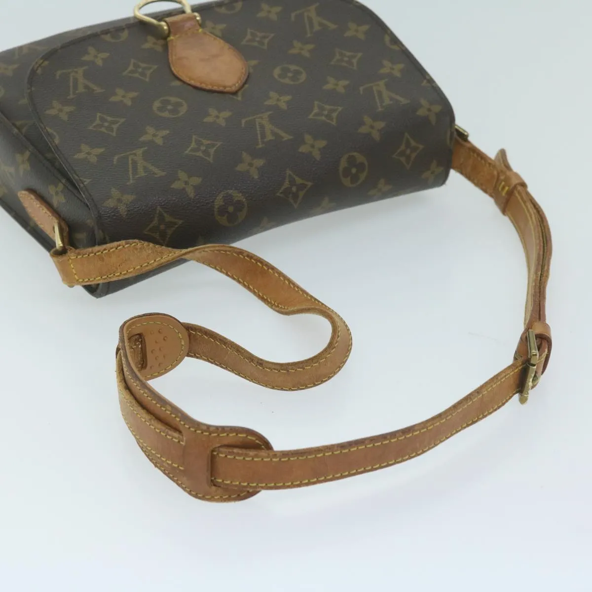 LOUIS VUITTON Monogram Saint Cloud GM Shoulder Bag M51242 LV 64057