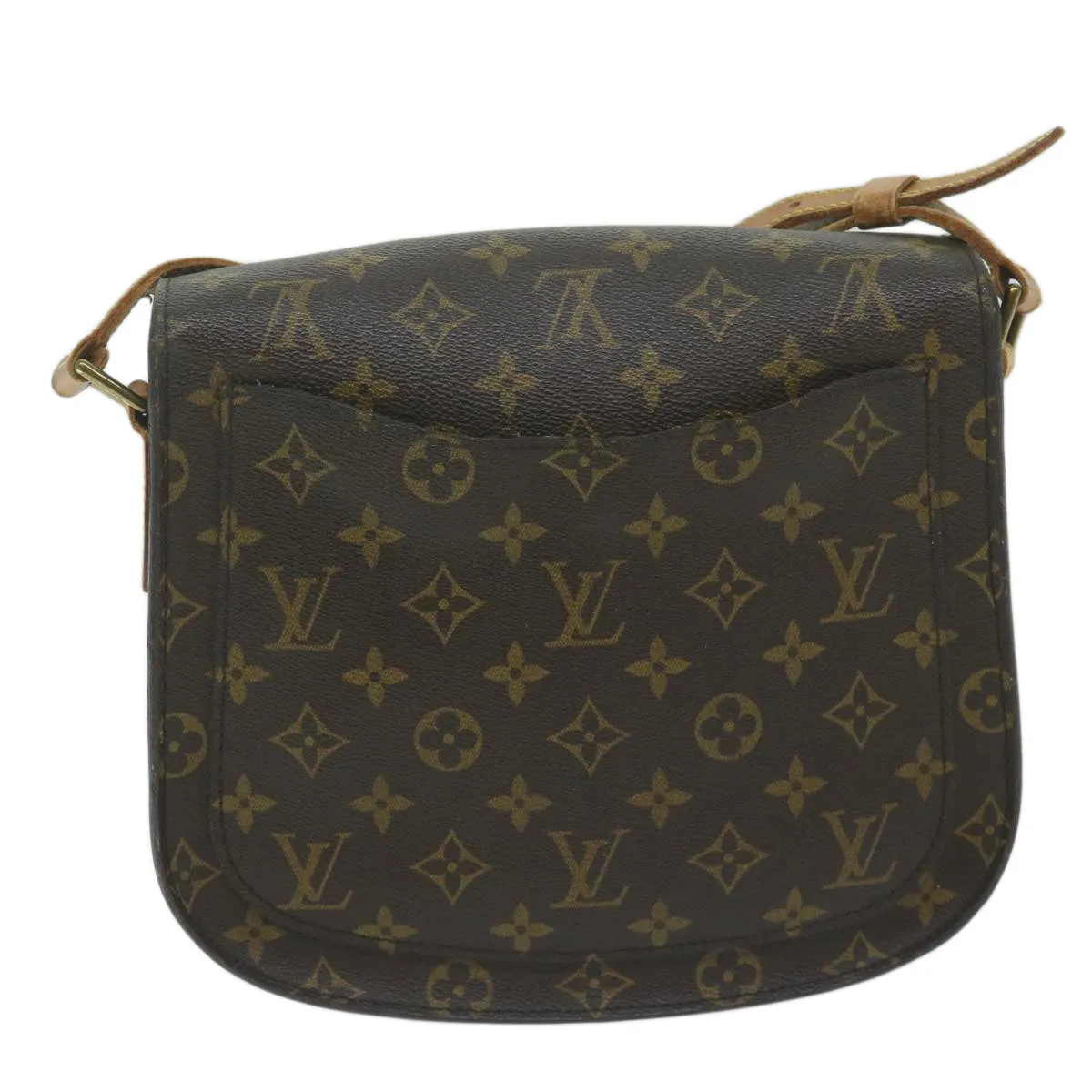 LOUIS VUITTON Monogram Saint Cloud GM Shoulder Bag M51242 LV 64057