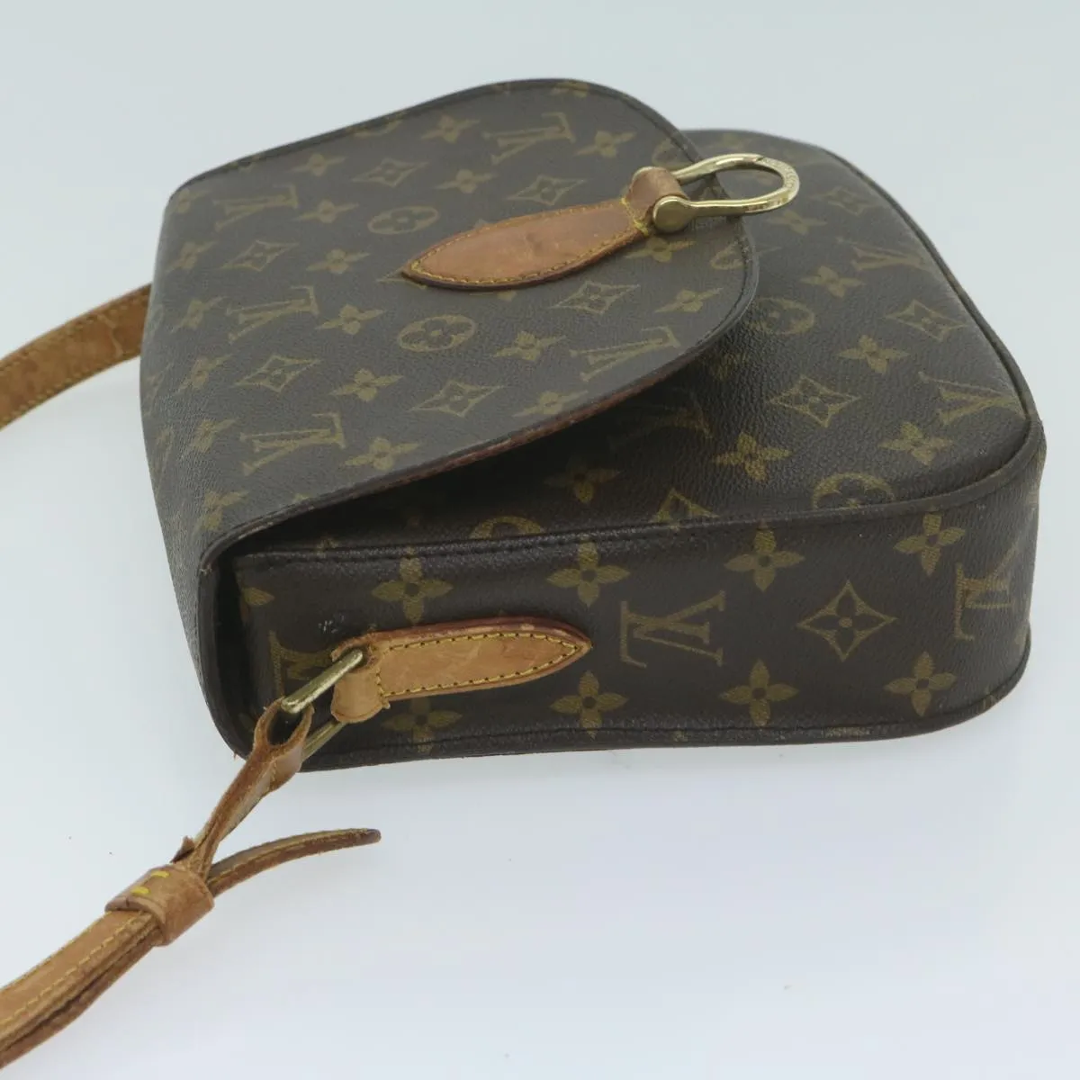 LOUIS VUITTON Monogram Saint Cloud GM Shoulder Bag M51242 LV 64057