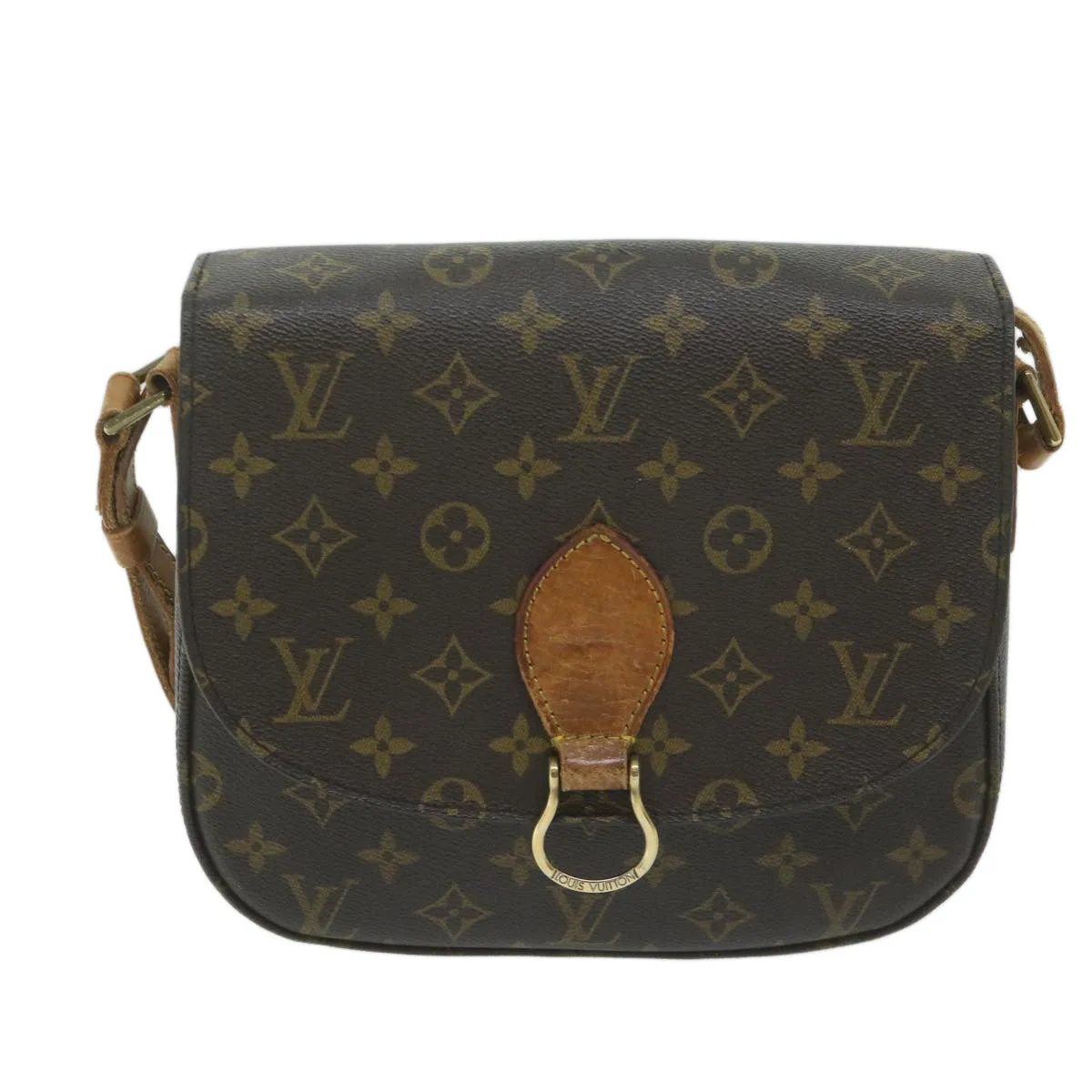 LOUIS VUITTON Monogram Saint Cloud GM Shoulder Bag M51242 LV 64057