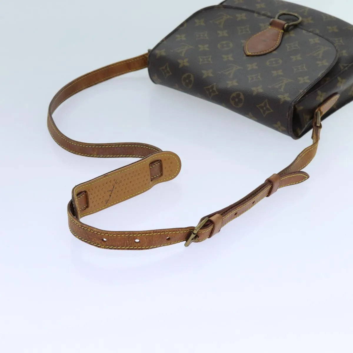 LOUIS VUITTON Monogram Saint Cloud GM Shoulder Bag M51242 LV 70697